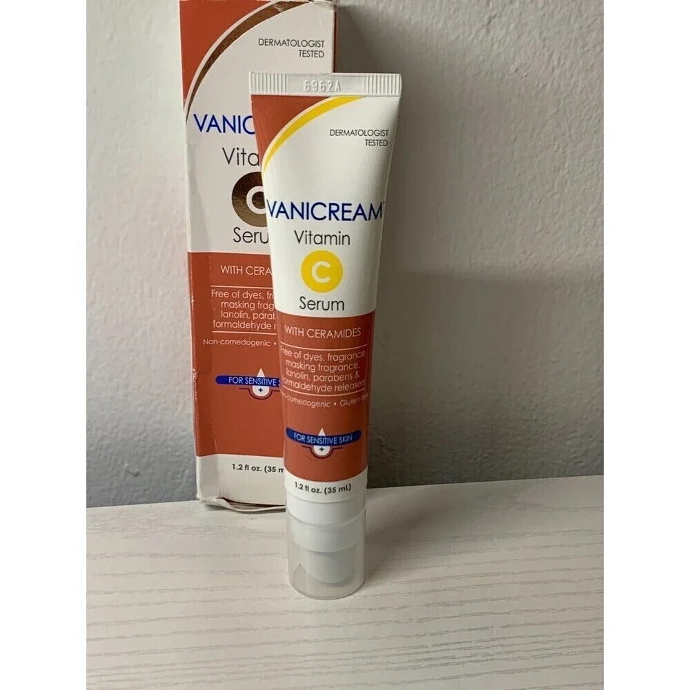 Vanicream Vitamin C Serum 1.2Oz Dye Free Sensitive Skin Ceramides NIB NEW THD